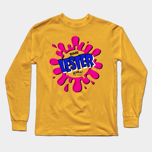 Lester Kasai Legendary Skateboarder Long Sleeve T-Shirt by zavod44